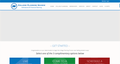 Desktop Screenshot of collegeplanningsource.com